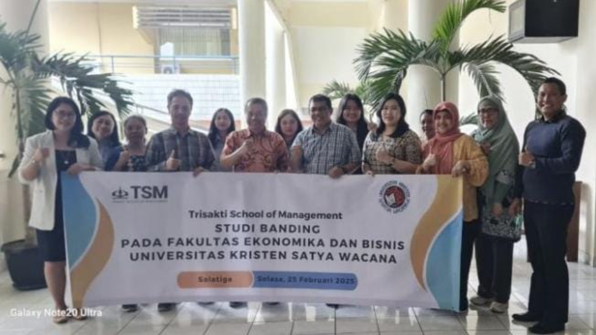 Benchmarking SPMI STIE Trisakti ke UKSW, 25 Februari 2025