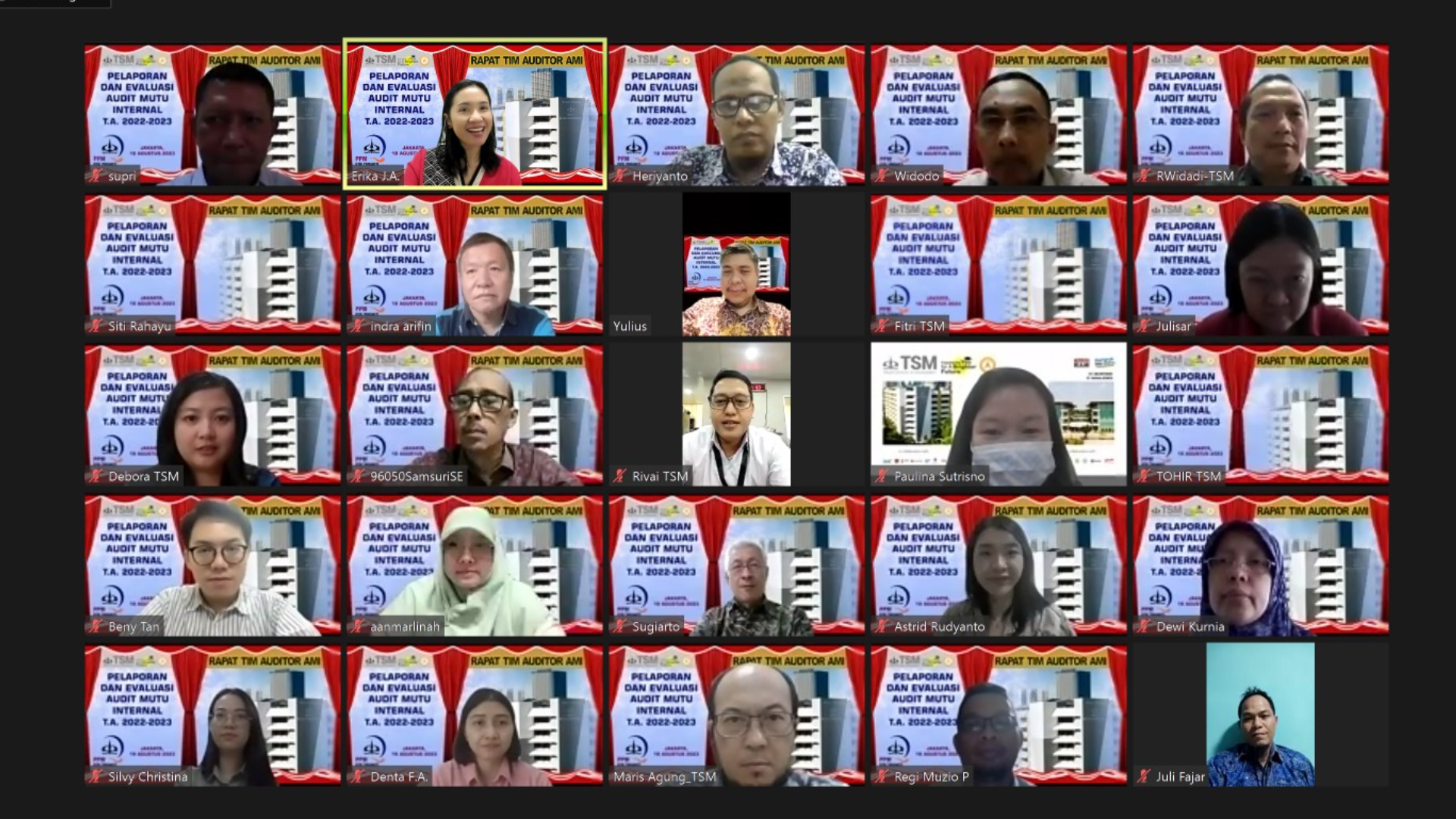 Rapat Akhir Pelaksanaan AMI 2023