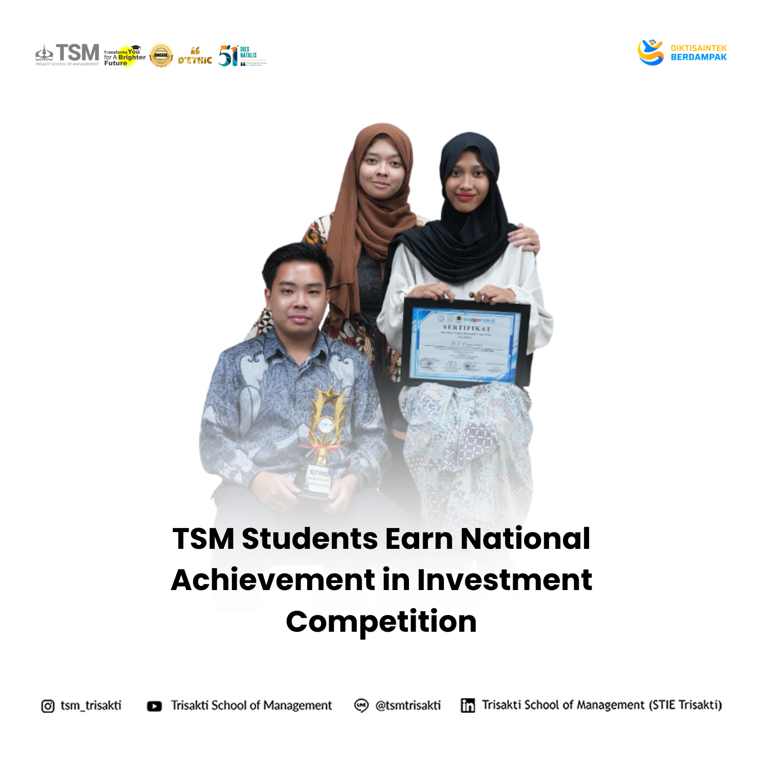 TSM Students Achieve National Recognition in Investment Competition
