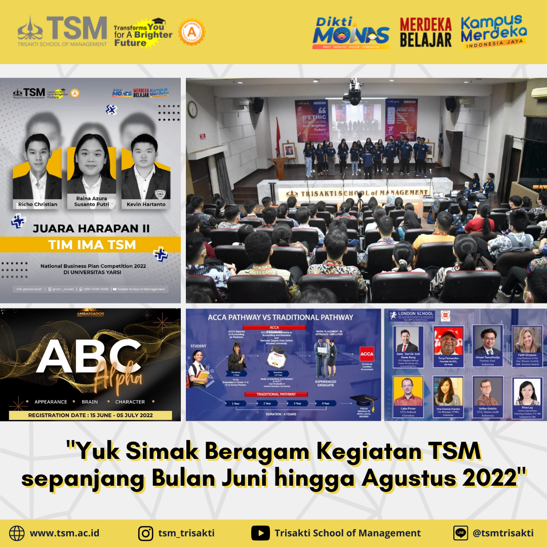 Yuk Simak Beragam Kegiatan TSM sepanjang Bulan Juni hingga Agustus 2022