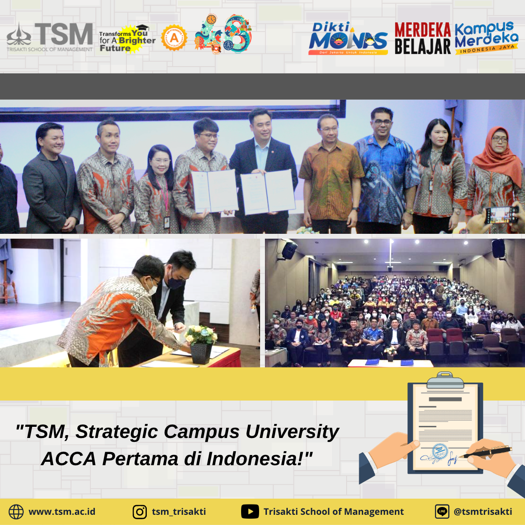 TSM, Strategic Campus University ACCA Pertama di Indonesia!